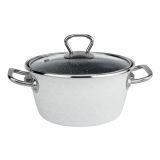 KOZICA SVENS' 16 CM 1.3 L BELA 3D S STEKLENIM POKROVOM