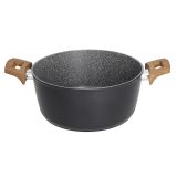 KOZICA TOGNANA Z DVEMA ROČAJEMA 24 CM BLACK WOOD&STONE