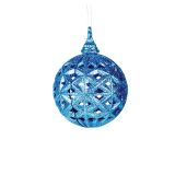 OKRASEK ZA JELKO GLOSSTYLE KROGLA MODRA FI 8.8 CM 11.2X8.8X8.8