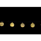 LUČKE MQ KROGLE S SNEŽINKAMI 5.5 CM BELE BARVE