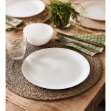 DESERTNI KROŽNIK LUMINARC 19 CM PAMPILLE BELA