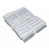 KUHINJSKA KRPA LIVING BELO/SIVA 2/1 50X75 SM