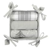 KUHINJSKA KRPA SIRETESSILE 25X25 CM V KOŠARI 4/1 WINTER LAND