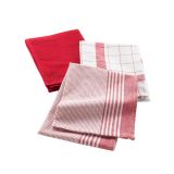 KUHINJSKA KRPA U10 3/1 50X70 VIBRATO RED 100% BOMBAŽ