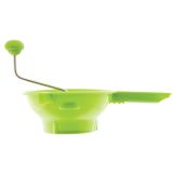 KUHINJSKI PRIPOMOČEK GALICIJA PASIRKA 19 CM PVC ZELENA Z 2 NASTAVKOMA