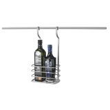 KUHINJSKO POLIČNO STOJALO METALTEX 20X12X38 CM CITY POLICA ENOJNA Z VIŠJO OGRADO