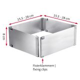 PEKAČ / MODEL ZA PEKO WESTMARK KVADRATEN 15.5 X 28 X 8 CM INOX