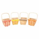 PLETENI NOTRANJI LONEC DAR KVADRATNA 12 CM Z ROČAJEM