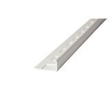 KVADRATNA LETEV JMK PVC L PROFIL- DOL. 2.70M 8MM BELA