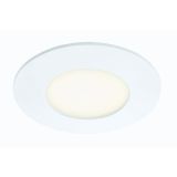 LED PANEL FLAT-IN 3X5W NW FI 85MM, BELA