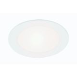 LED PANEL FLAT-IN 3X6W NW FI 102MM, BELA