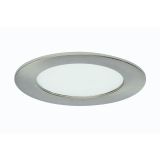 LED PANEL FLAT-IN 3X7W NW FI 120MM, NIKEL MAT