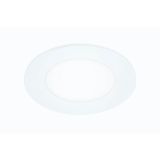 LED PANEL FLAT-IN 6W NW FI 102MM, BELA