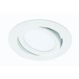 LED PANEL FLAT-IN 7W NW FI 106MM, BELA, GIBLJIVA