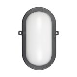 LADIJSKA SVETILKA COMMEL 12W OVALNA ČRNA BREZ MREŽE