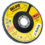 LAMELNI BRUSNI DISK POŠ. SKORPIO-AGR 125X22.23 MM 4-DELNI SET ZA INOX