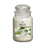 SVEČA V KOZARCU PRICES LARGE JAR WHITE MUSK