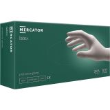 ROKAVICE ZA 1X UPORABO MERCATOR LATEX ŠT.L BELE BARVE V ZAVITKU = 100KOS
