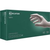 ROKAVICE ZA 1X UPORABO LATEX ŠT.S BELE BARVE V ZAVITKU = 100KOS