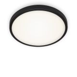 NADGRADNA STROP. SVETILKA BRILONER LED 12W, ČRN ROB FI=29CM