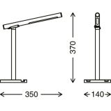 NAMIZNA SVETILKA BRILONER LED 1.5W CCT, ČRNA AKU + USB