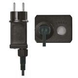 LED BOŽIČNA DROP VERIGA, 12 M, ZUNANJA IN NOTRANJA, TOPLA BELA, ČASOVNIK