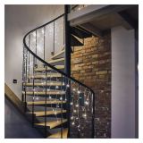 LED BOŽIČNE LEDENE SVEČE, 5 M, ZUN. IN NOT., HLADNA BELA, UPRAVLJALNIK, PROGRAMI, ČASOVNIK