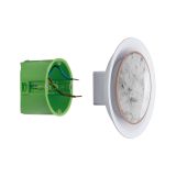 VGRADNA STENSKA SVETILKA LED NEORDIC1X2.5W WW MARMOR / BELA MAT