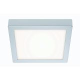 LED PANEL 16.5W FIRE NW 225X225MM, KROM MAT