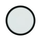 LED PANEL E2 24W CCT MULTIWATT OKROGLI ČRN NADG./VGRAD.