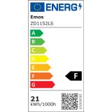 LED PANEL EMOS 24W CW BELI, OKROGLI VGRADNI