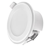 LED PANEL EMOS 5.5W NW BELI, OKROGLI 2V1, VGRADNI