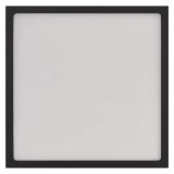 LED PANEL EMOS NEXXO 21W CCT, ČRNI KVADRATNI , NADGRADNI