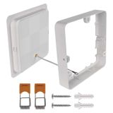 LED PANEL EMOS RUBIC 24W NW, BELI KVADRATNI, NADG./VGRAD.