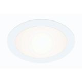 LED PANEL FLAT-IN 12W NW FI 170MM, BELA