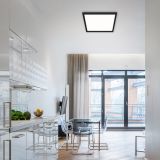 LED PANEL BRILONER GEO BASIC 24W ČRN ROB, CCT, 445X445