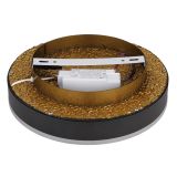 LED PANEL HEDI 24W OKROGLI 300MM ČRNO ZLATI