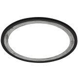 LED PANEL LED PANEL 18W NW, OKROGEL ČRN / ANTIK SREBRN