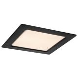 LED PANEL RABALUX SHAUN2 12W 3000K ČRNA KVADRATNA