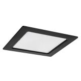 LED PANEL RABALUX SHAUN2 12W 3000K ČRNA KVADRATNA