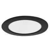 LED PANEL RABALUX SHAUN2 12W 3000K ČRNA OKROGLA