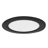 LED PANEL RABALUX SHAUN2 12W 4000K ČRNA OKROGLA