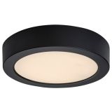 LED PANEL RABALUX SHAUN2 15W 3000K ČRNA OKROGLA