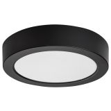 LED PANEL RABALUX SHAUN2 15W 3000K ČRNA OKROGLA