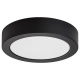 LED PANEL RABALUX SHAUN2 15W 4000K ČRNA OKROGLA