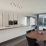 LED PANEL RABALUX SHAUN2 18W 3000K ČRNA KVADRATNA