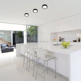 LED PANEL RABALUX SHAUN2 24W 4000K ČRNA OKROGLA