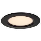 LED PANEL RABALUX SHAUN2 3W 3000K ČRNA OKROGLA