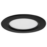 LED PANEL RABALUX SHAUN2 3W 4000K ČRNA OKROGLA