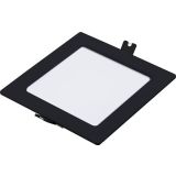 LED PANEL RABALUX SHAUN2 6W 4000K ČRNA KVADRATNA